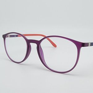 John Jacobs JJ8035 C3 TR Flex Purple Blue Pink Eyeglasses Frame w/ Flexhinge